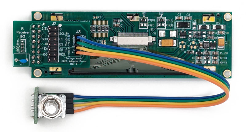 OLED display assembly - rear view