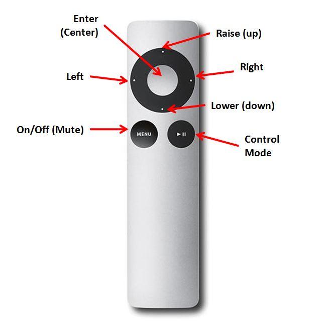 tortuga audio apple remote control buttons