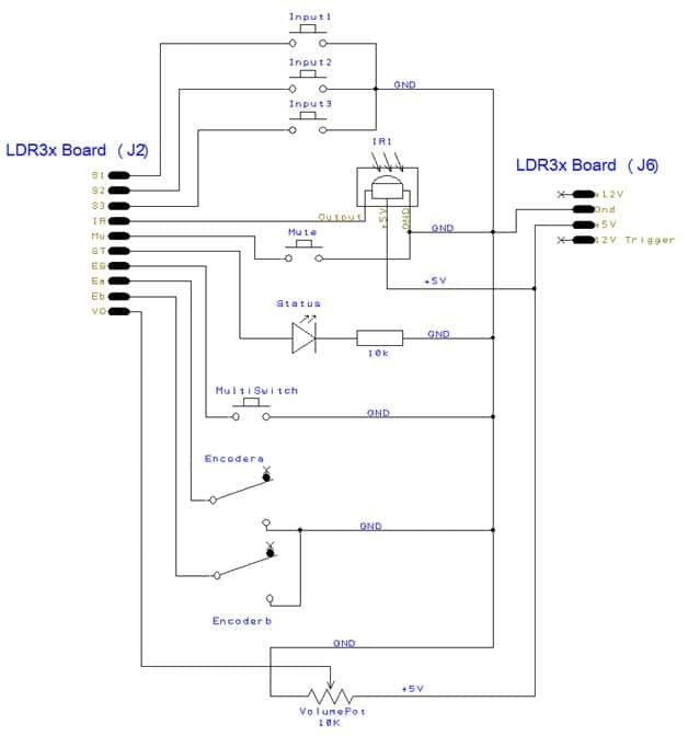 LDR3x - J2 Terminal - Control Wiring