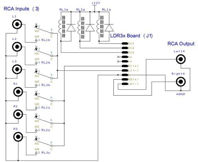 LDR3x - Unbalanced Multiple Inputs - Automatic Switching