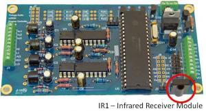 LDR3x - IR Receiver Module mounting location