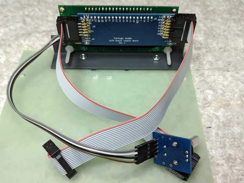 OLED display assembly - rear view